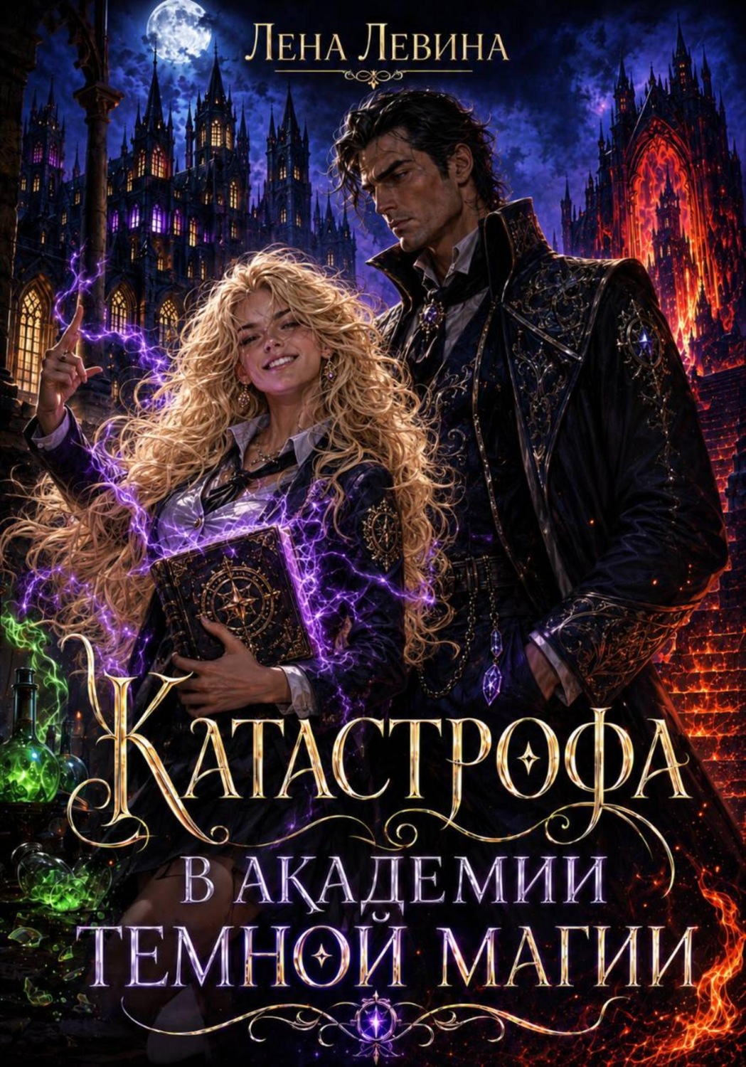 Обложка книги «Катастрофа в Академии темной магии»