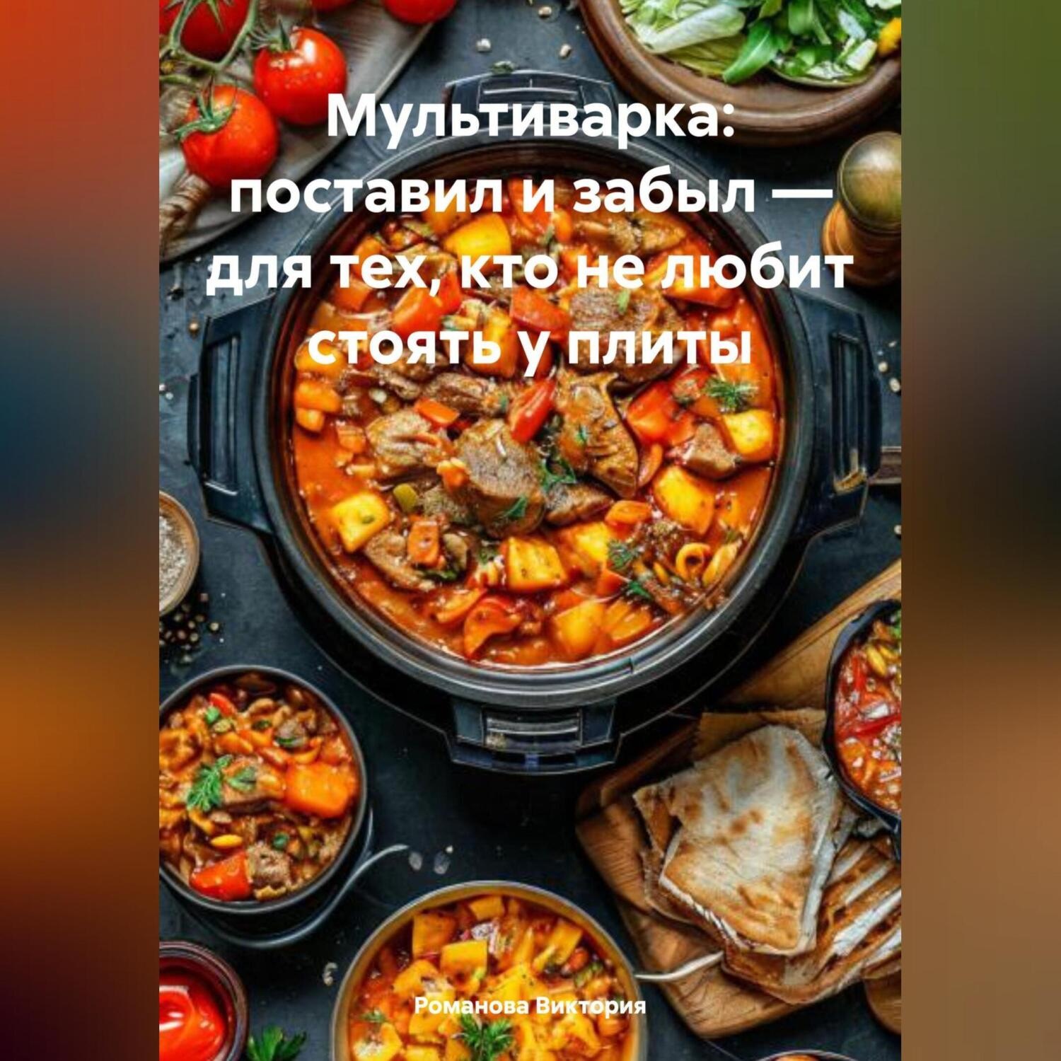 Обложка книги «Мультиварка: поставил и забыл – для тех, кто не любит стоять у плиты»