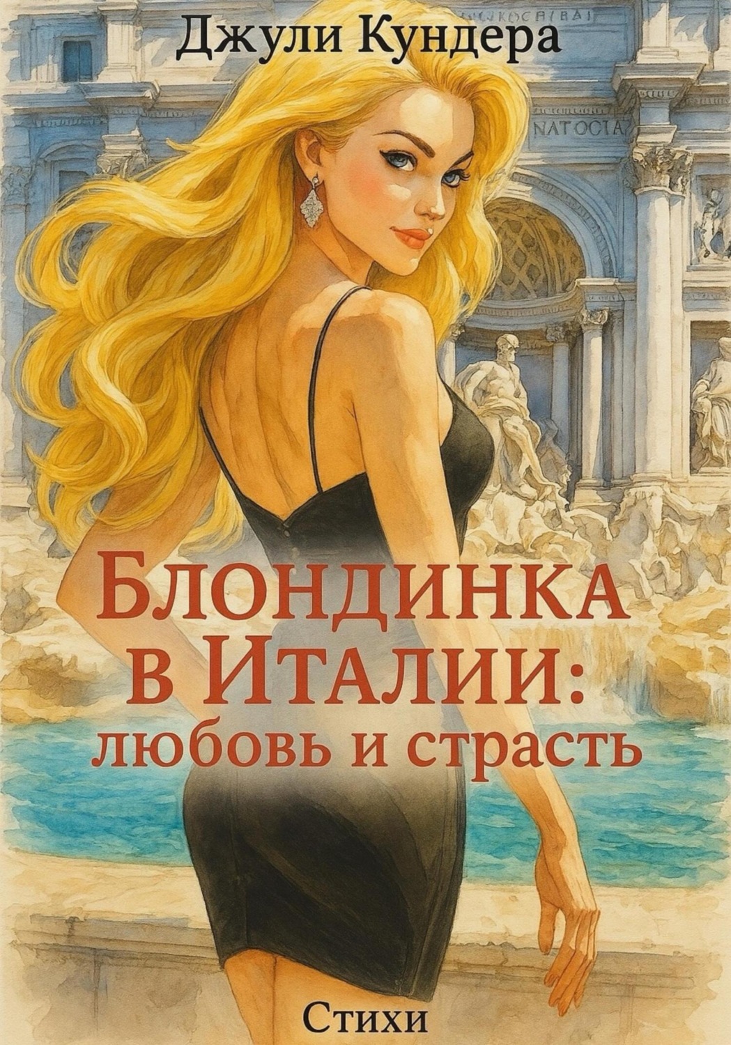 Обложка книги «Блондинка в Италии, любовь и страсть»