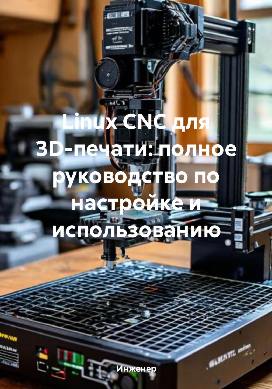 Обложка книги «Linux CNC для 3D-печати: полное руководство по настройке и использованию»
