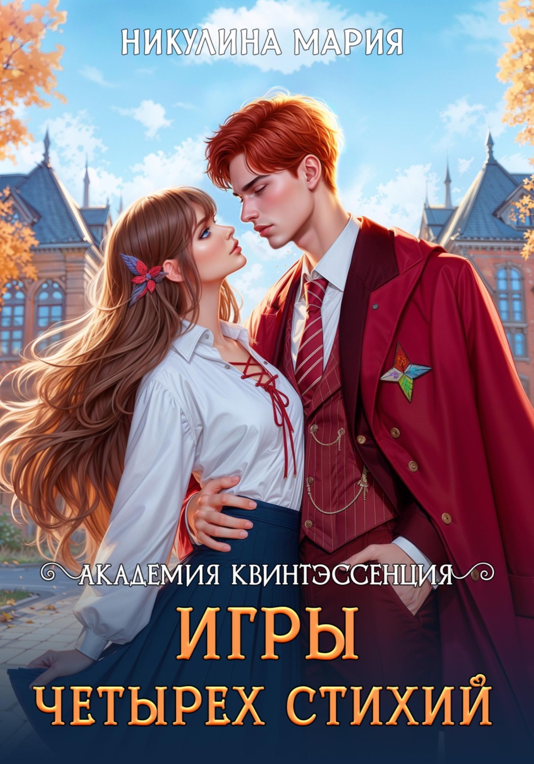 Обложка книги «Академия Квинтэссенция. Игры четырех стихий»