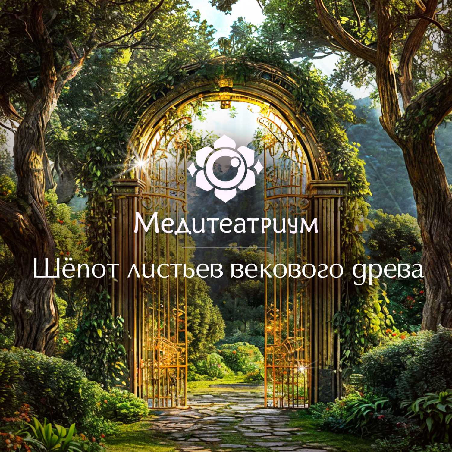 Обложка книги «Медитеатриум – Шёпот листьев векового древа»