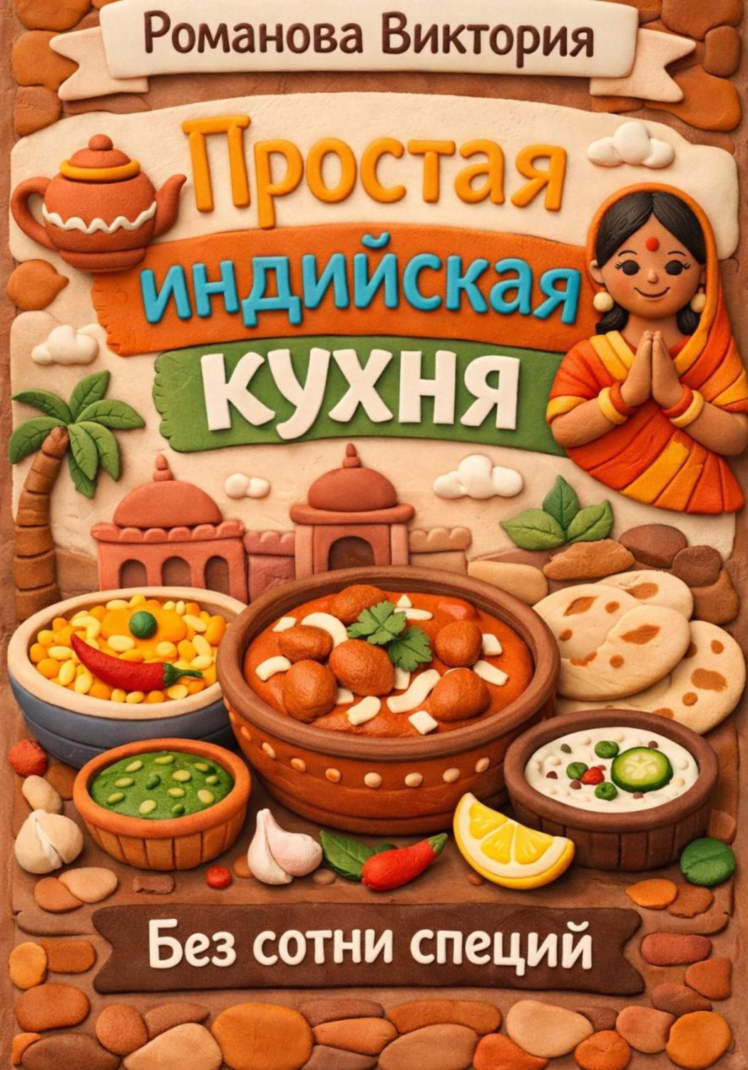Обложка книги «Простая индийская кухня без сотни специй»
