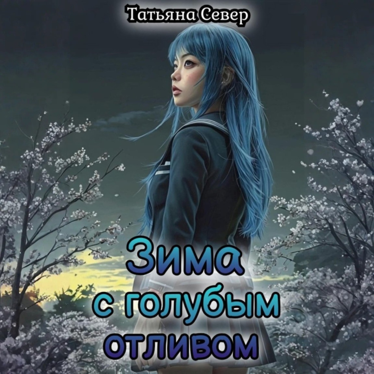 Обложка книги «Зима с голубым отливом»