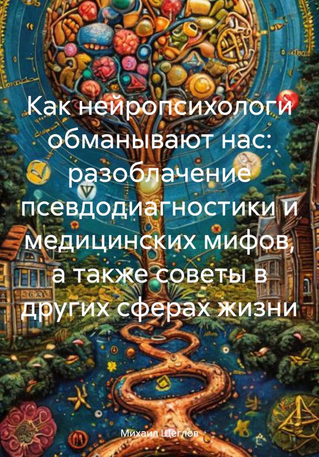 Обложка книги «Как нейропсихологи обманывают нас: разоблачение псевдодиагностики и медицинских мифов, а также советы в других сферах жизни»