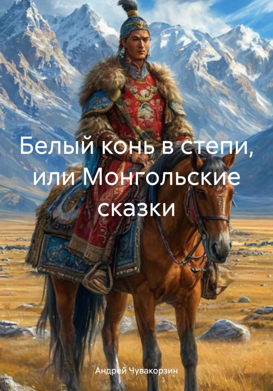 Обложка книги «Белый конь в степи, или Монгольские сказки»