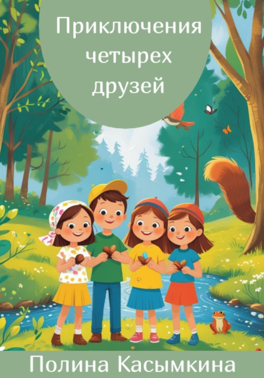 Обложка книги «Приключения четырех друзей»