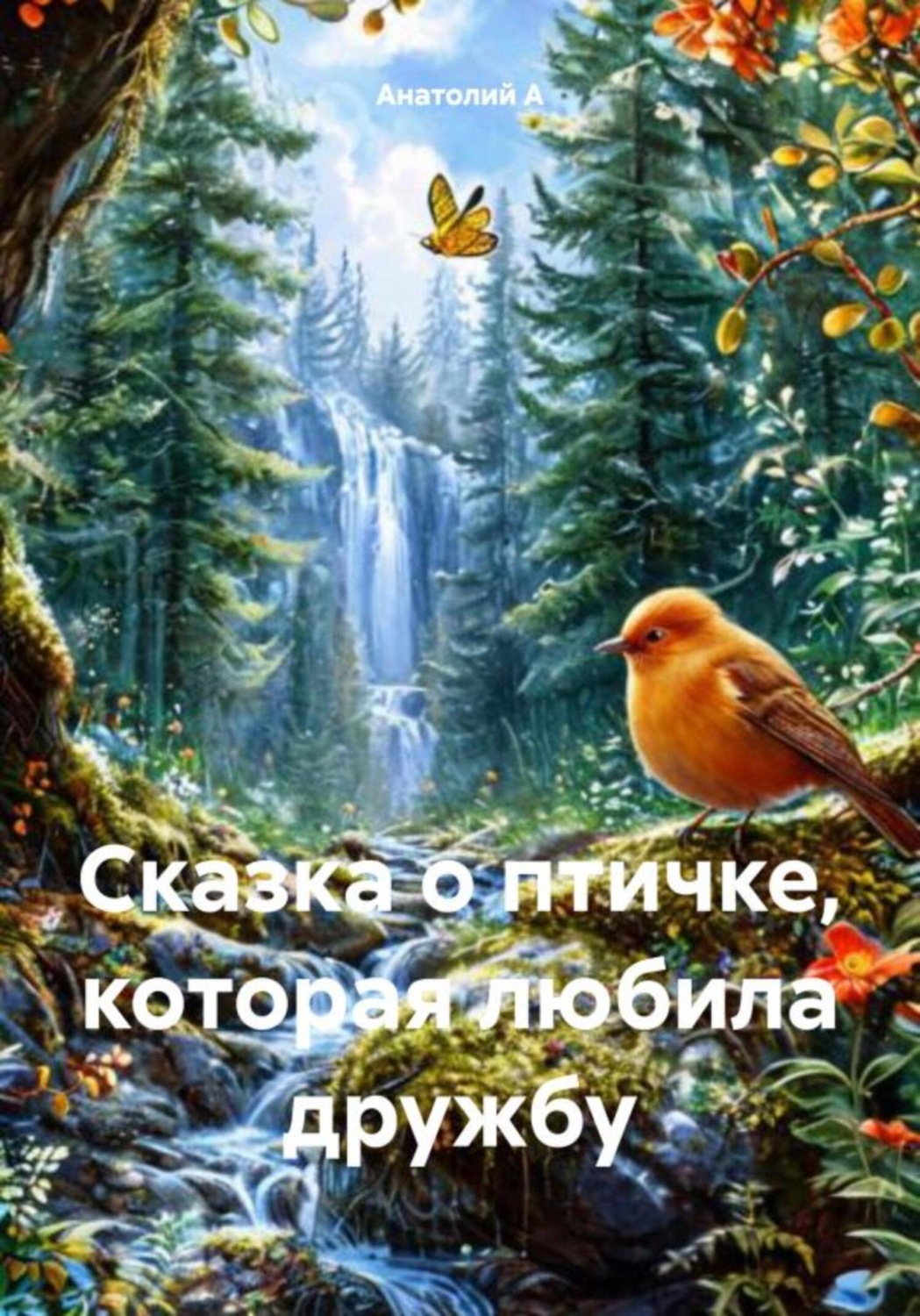 Обложка книги «Сказка о птичке, которая любила дружбу»