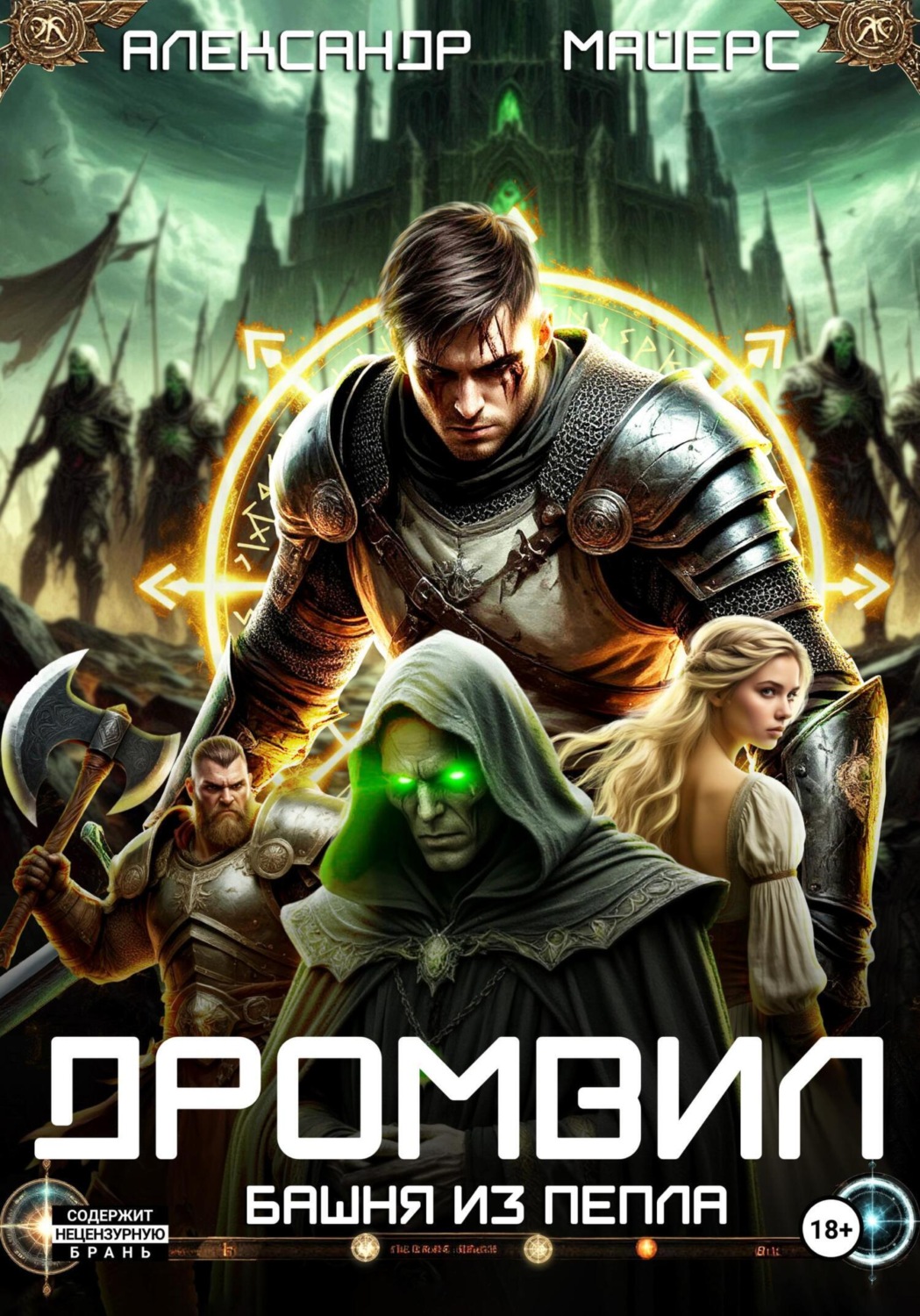 Обложка книги «Дромвил III. Башня из пепла»