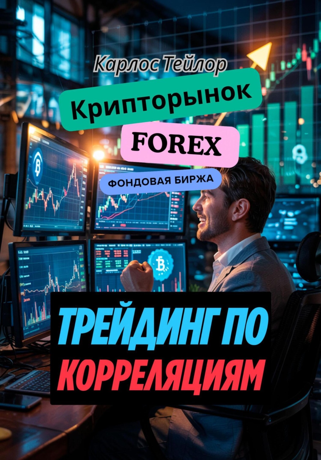Обложка книги «Трейдинг по корреляциям на форекс, фондовом и крипторынках»