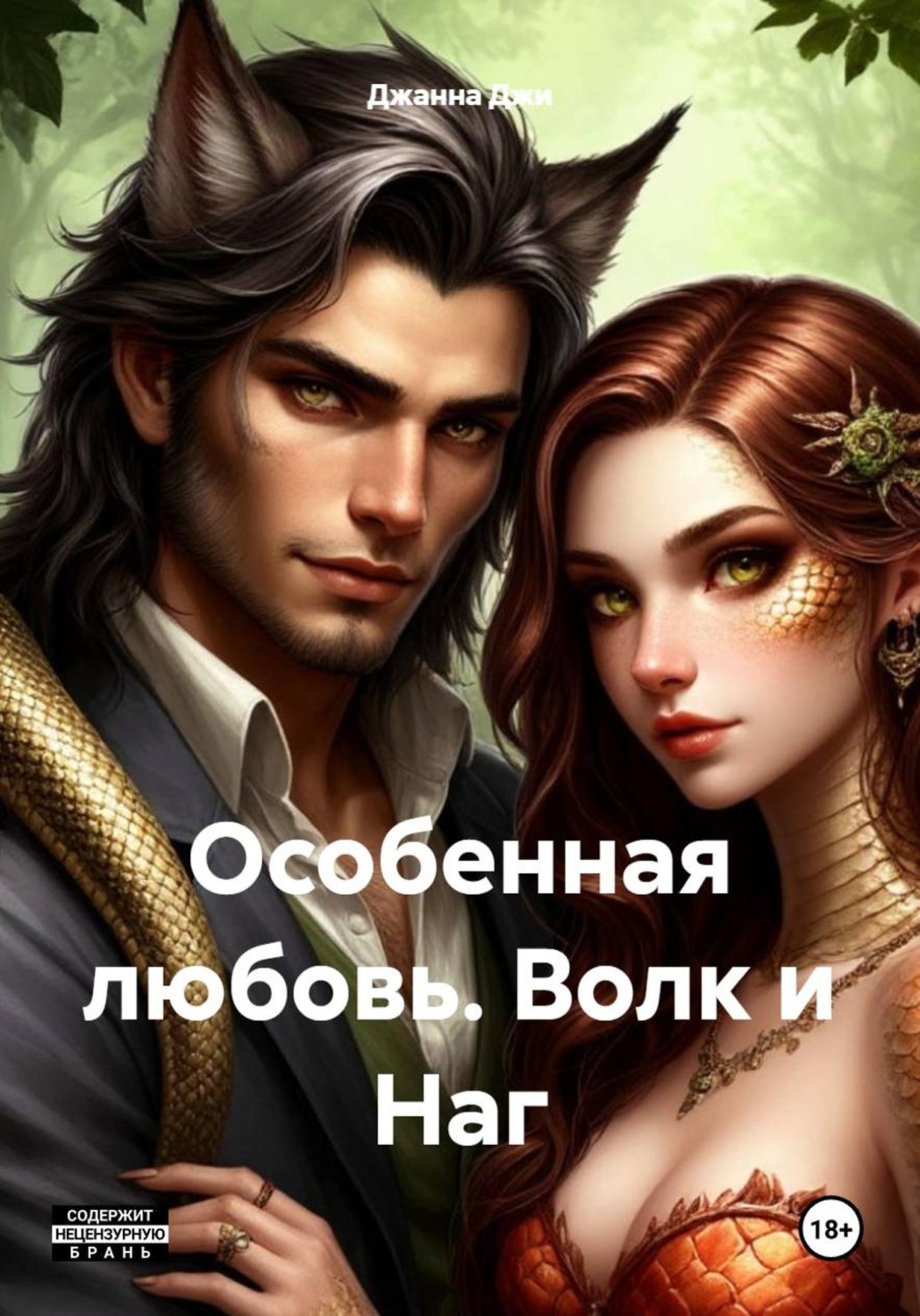 Обложка книги «Особенная любовь. Волк и Наг»