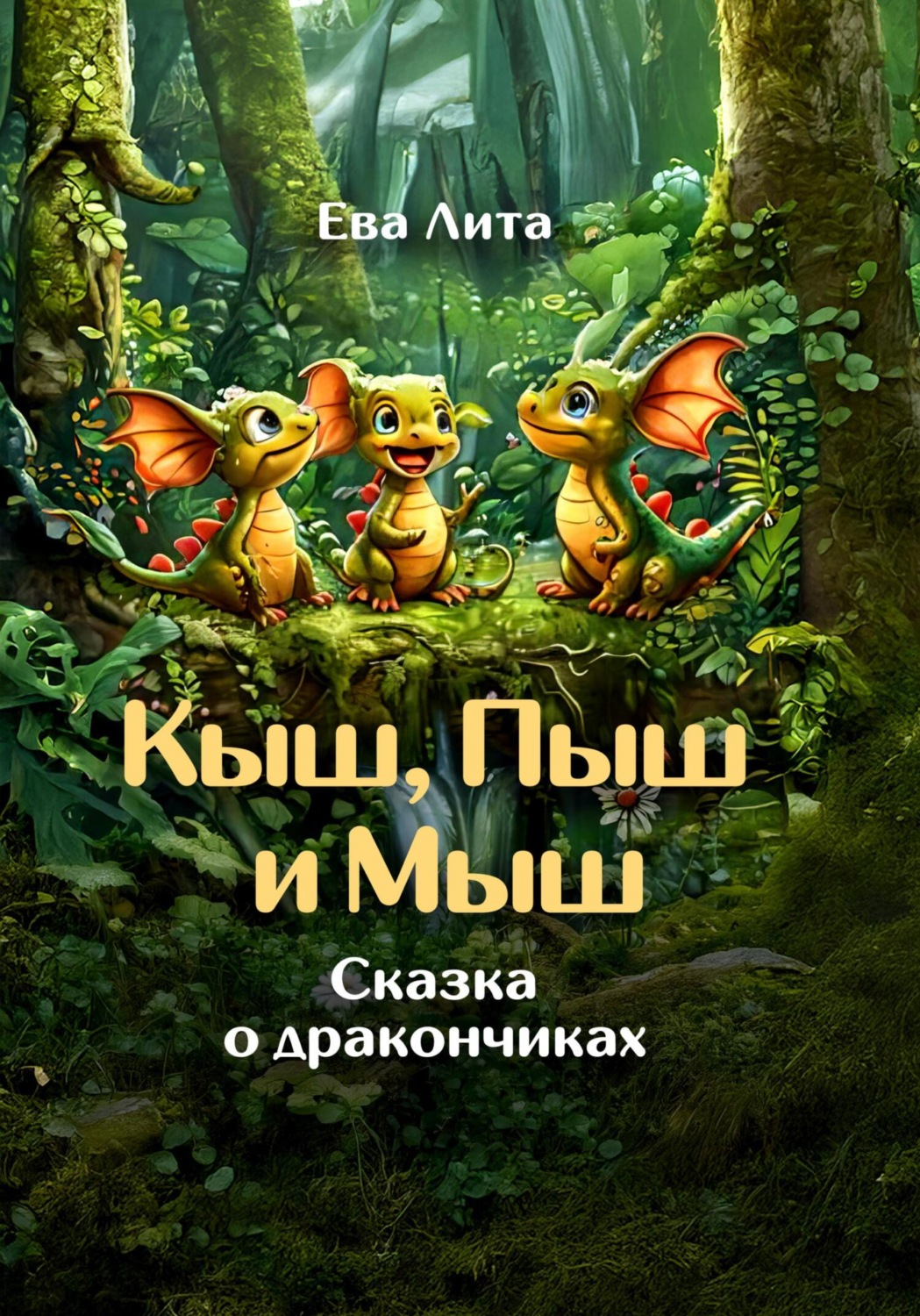 Обложка книги «Кыш, Пыш и Мыш. Сказка о дракончиках»