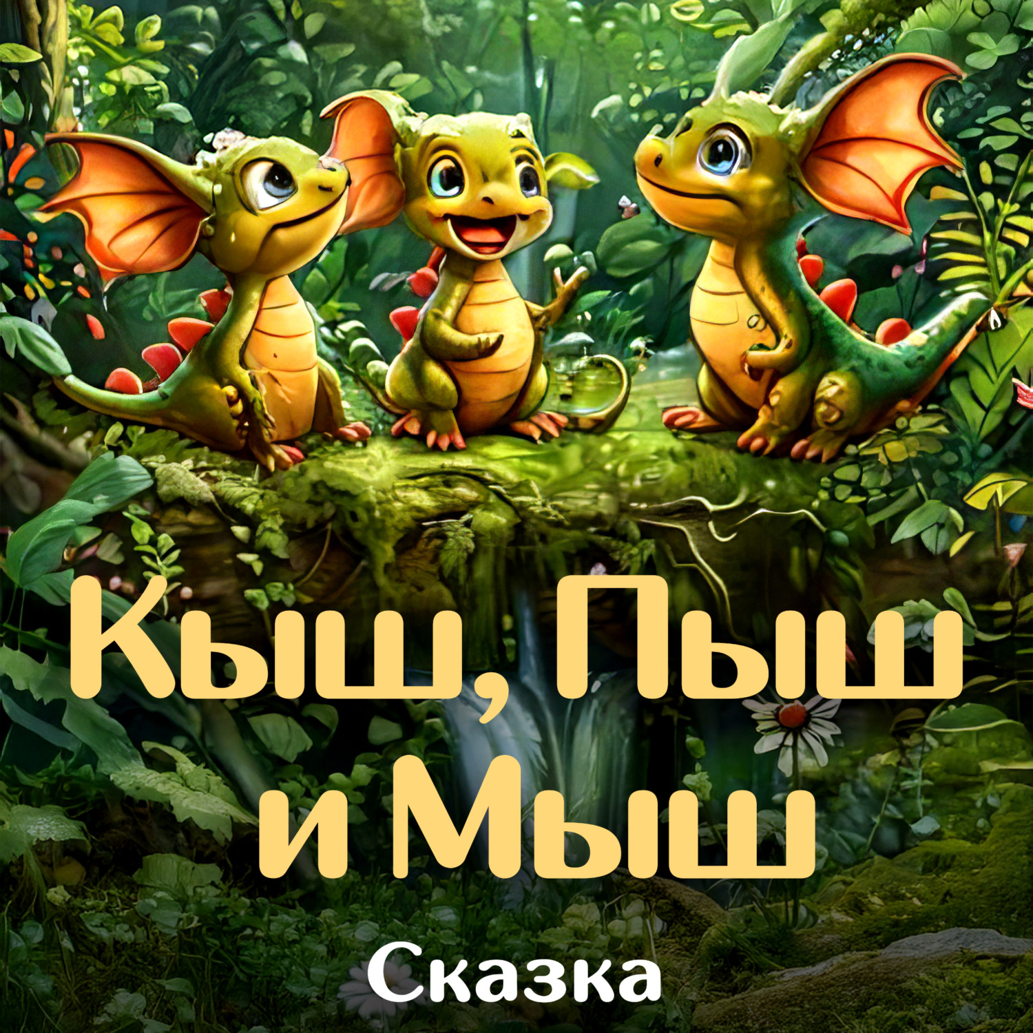 Обложка книги «Кыш, Пыш и Мыш. Сказка о дракончиках.»
