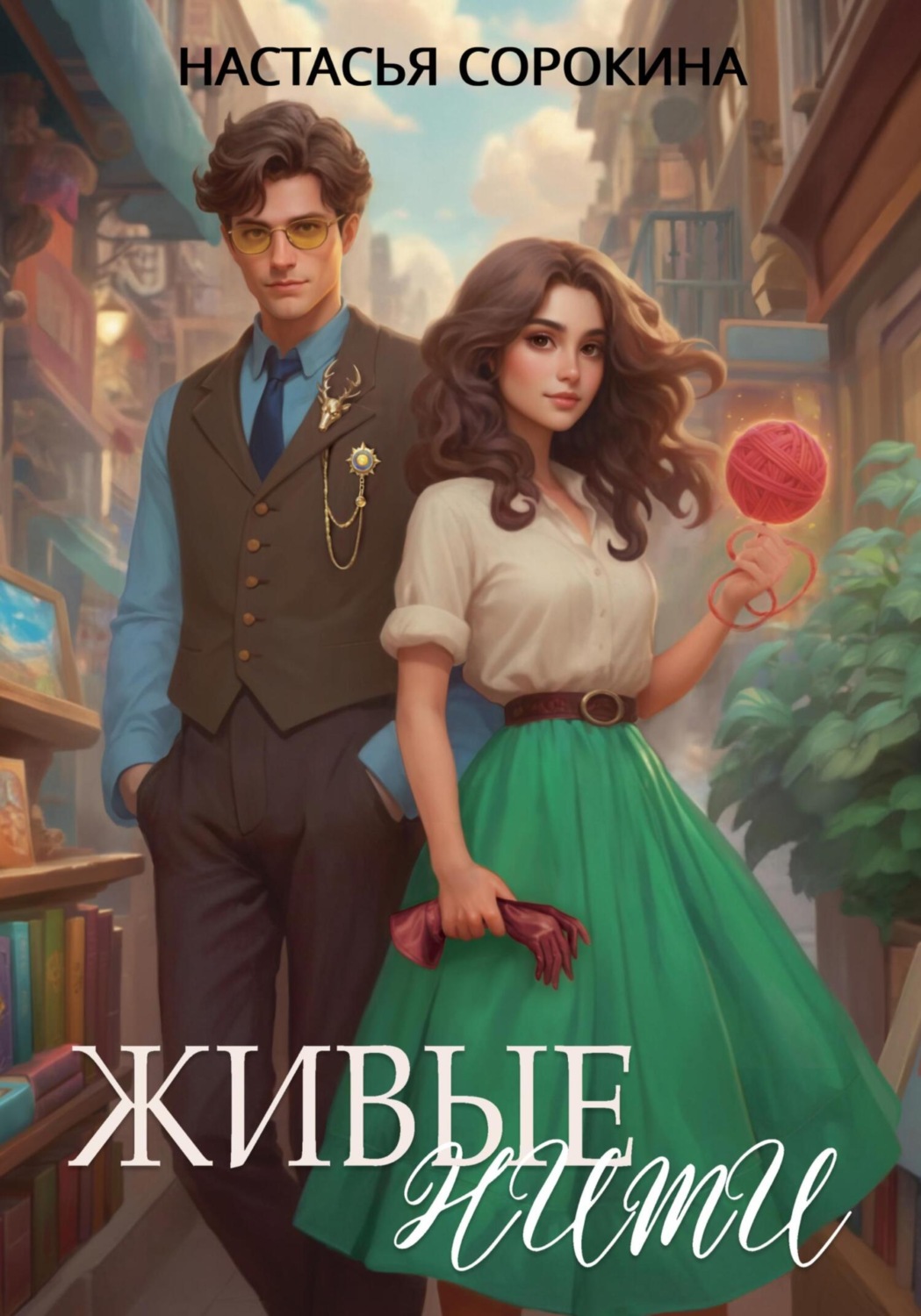 Обложка книги «Живые нити»