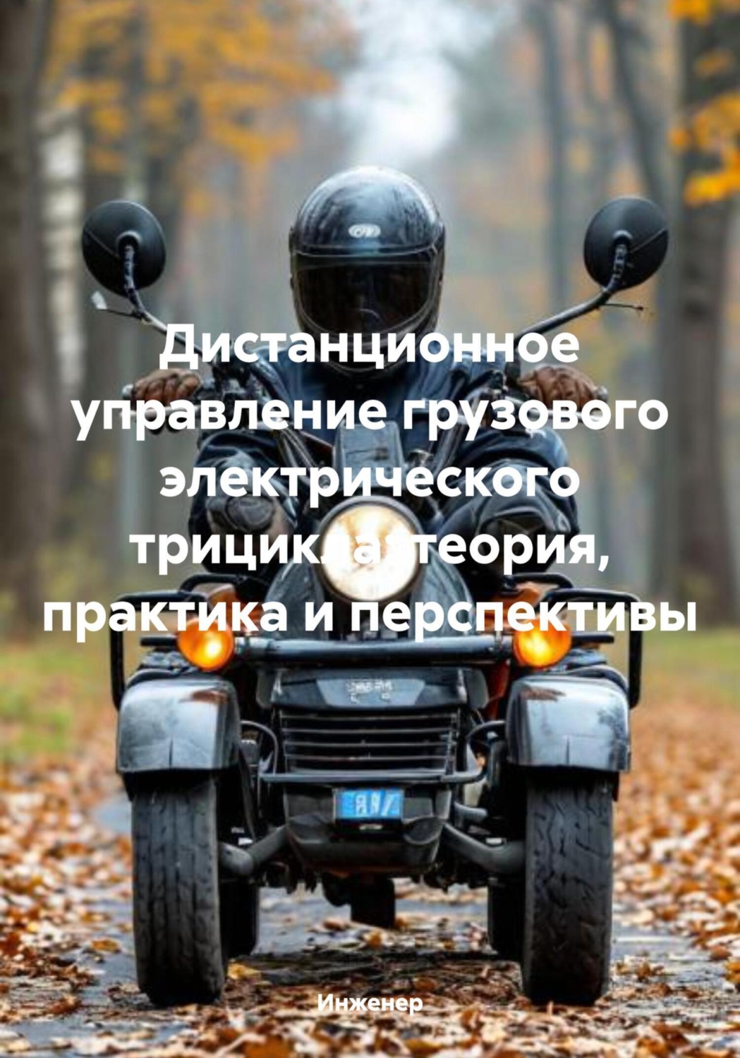 Обложка книги «Дистанционное управление грузового электрического трицикла: теория, практика и перспективы»