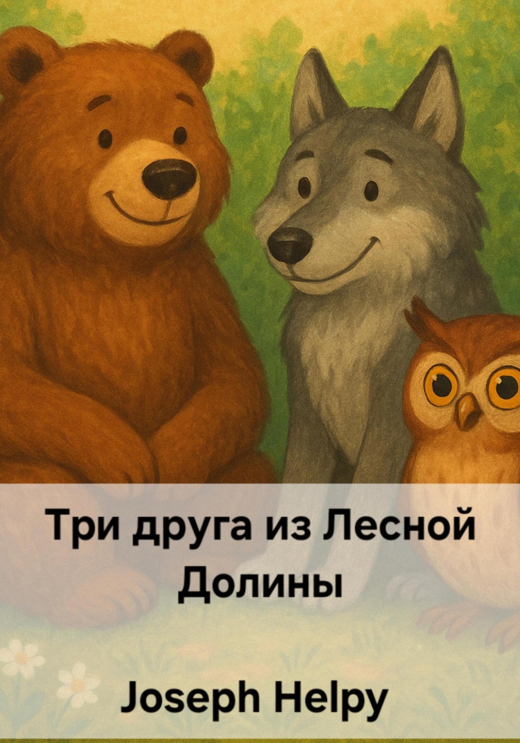 Обложка книги «Три друга из Лесной Долины»