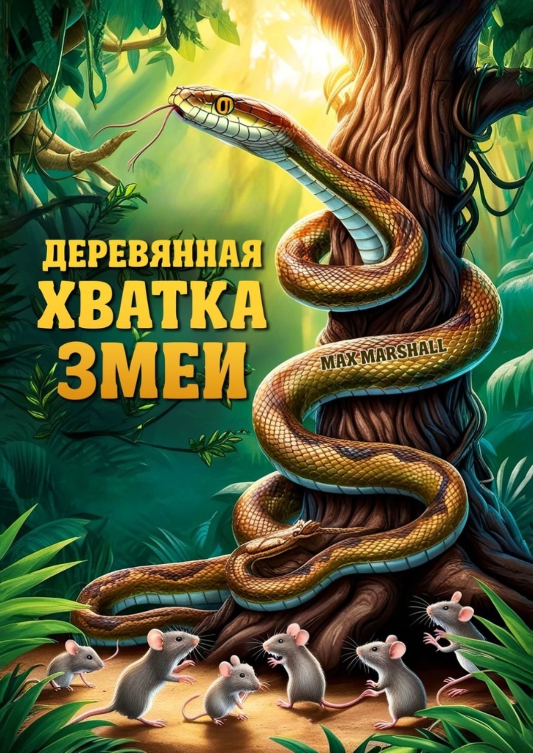 Обложка книги «Деревянная хватка змеи»