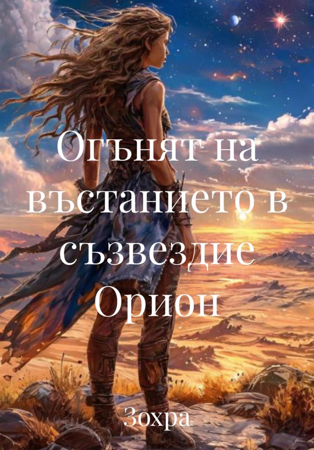 Обложка книги «Огънят на въстанието в съзвездие Орион»