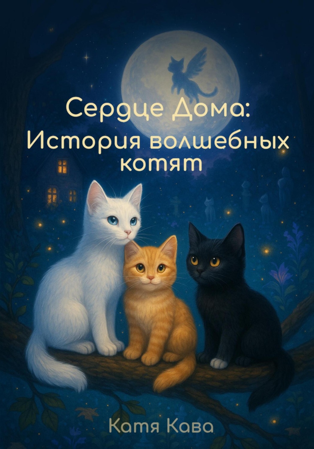 Обложка книги «Сердце Дома: История волшебных котят»