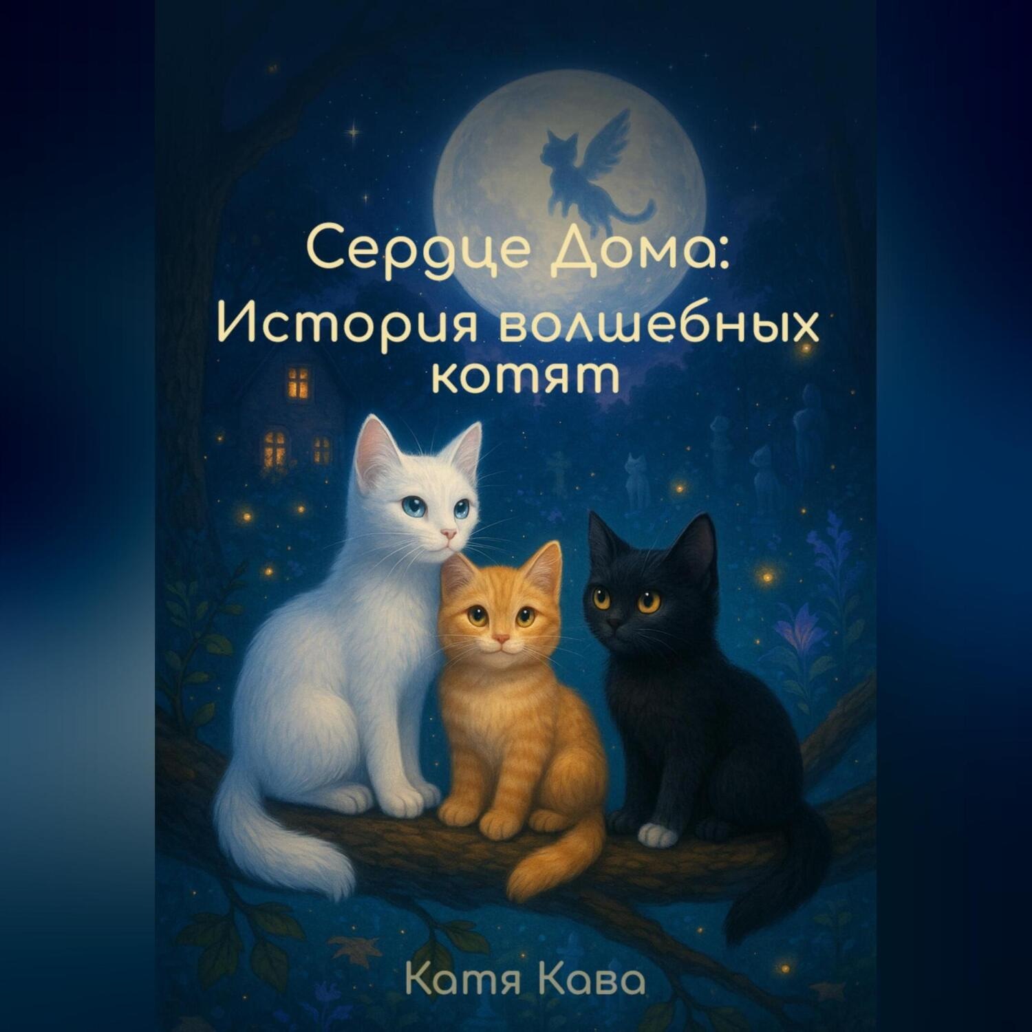 Обложка книги «Сердце Дома: История волшебных котят»