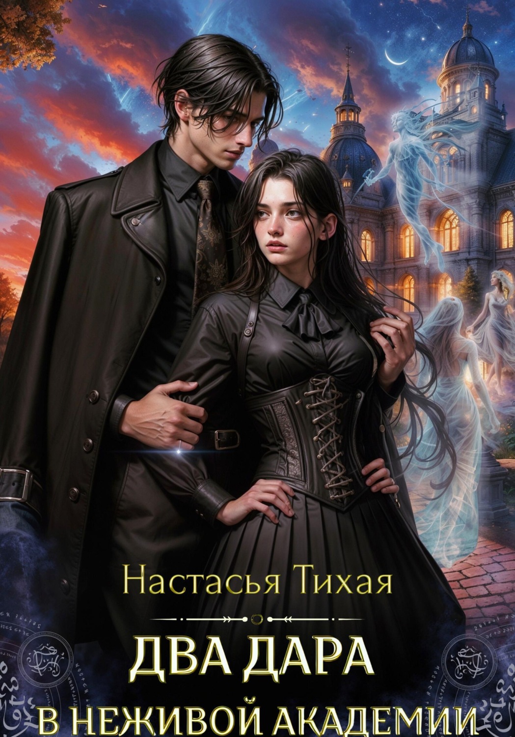 Обложка книги «Два дара в Неживой Академии»