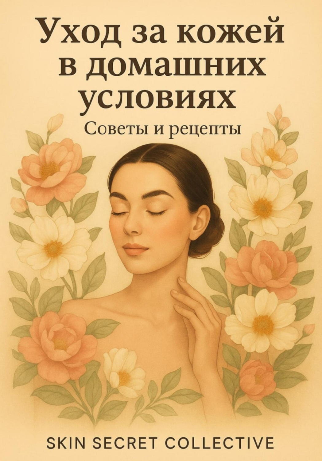 Обложка книги «Уход за кожей в домашних условиях. Советы и рецепты»