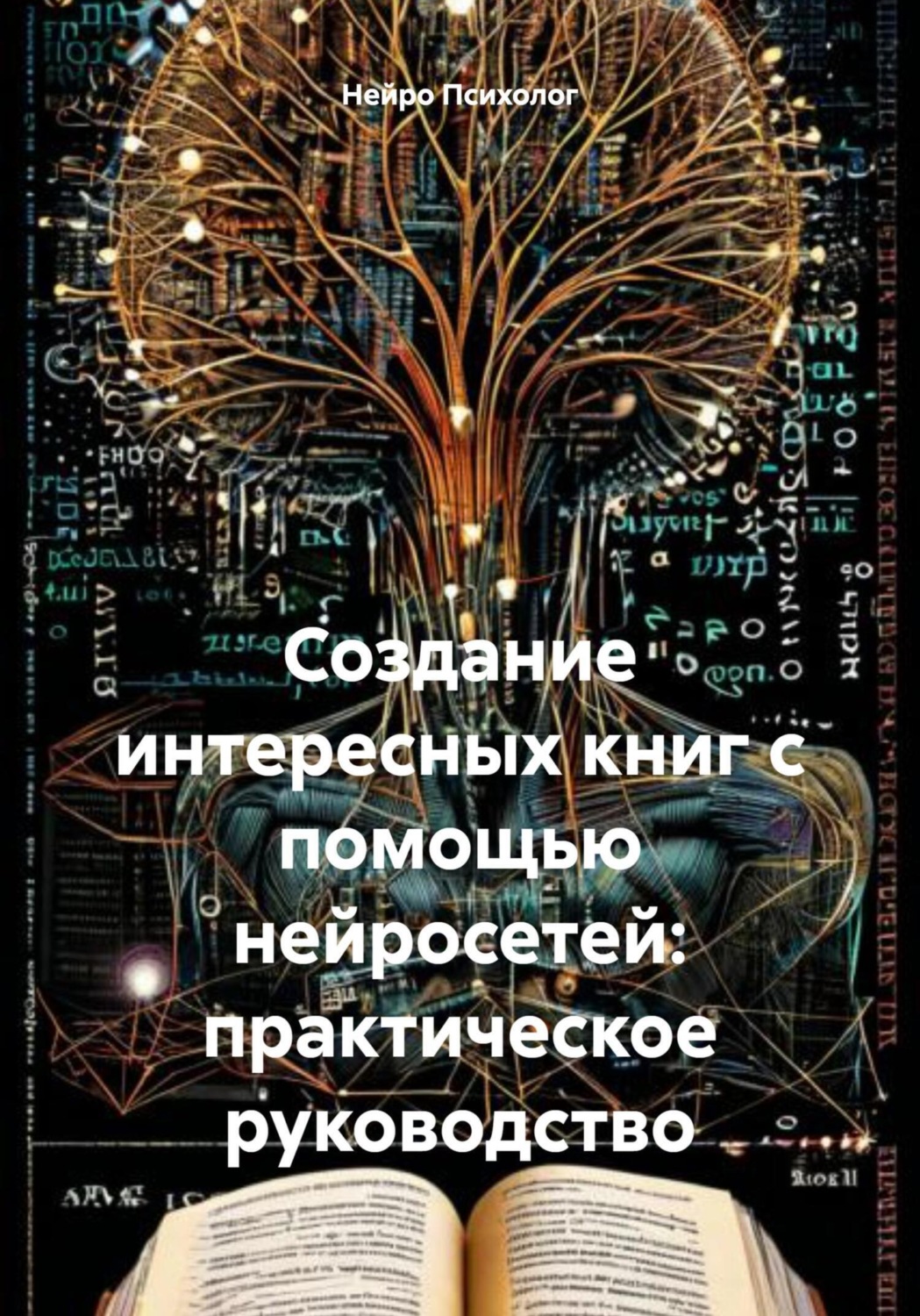 Обложка книги «Создание интересных книг с помощью нейросетей: практическое руководство»