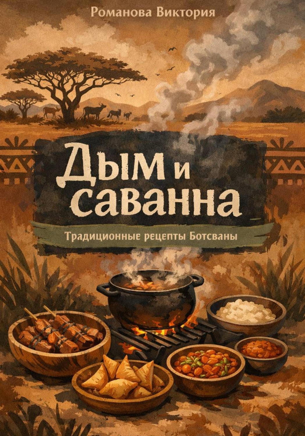 Обложка книги «Дым и саванна: традиционные рецепты Ботсваны»