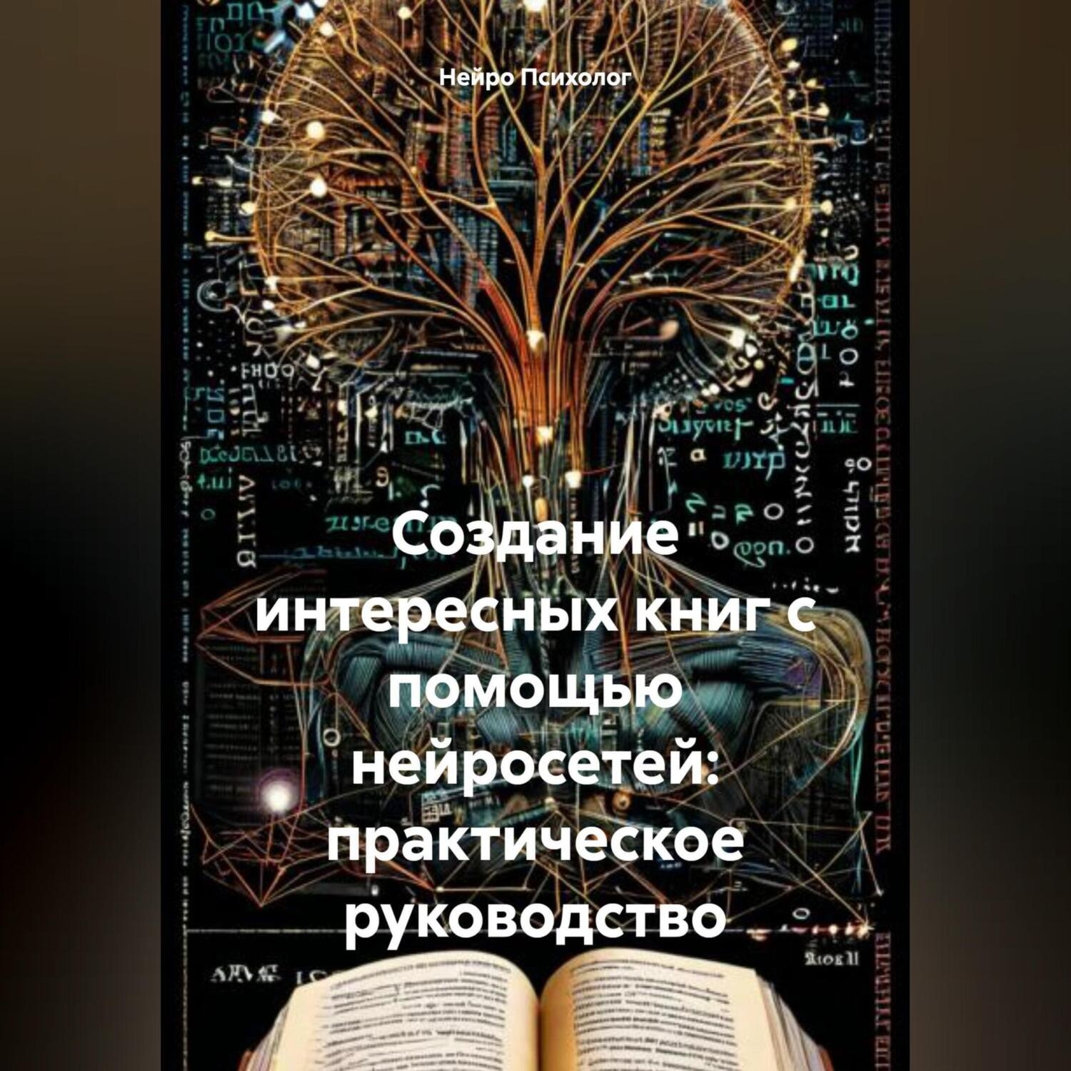 Обложка книги «Создание интересных книг с помощью нейросетей: практическое руководство»