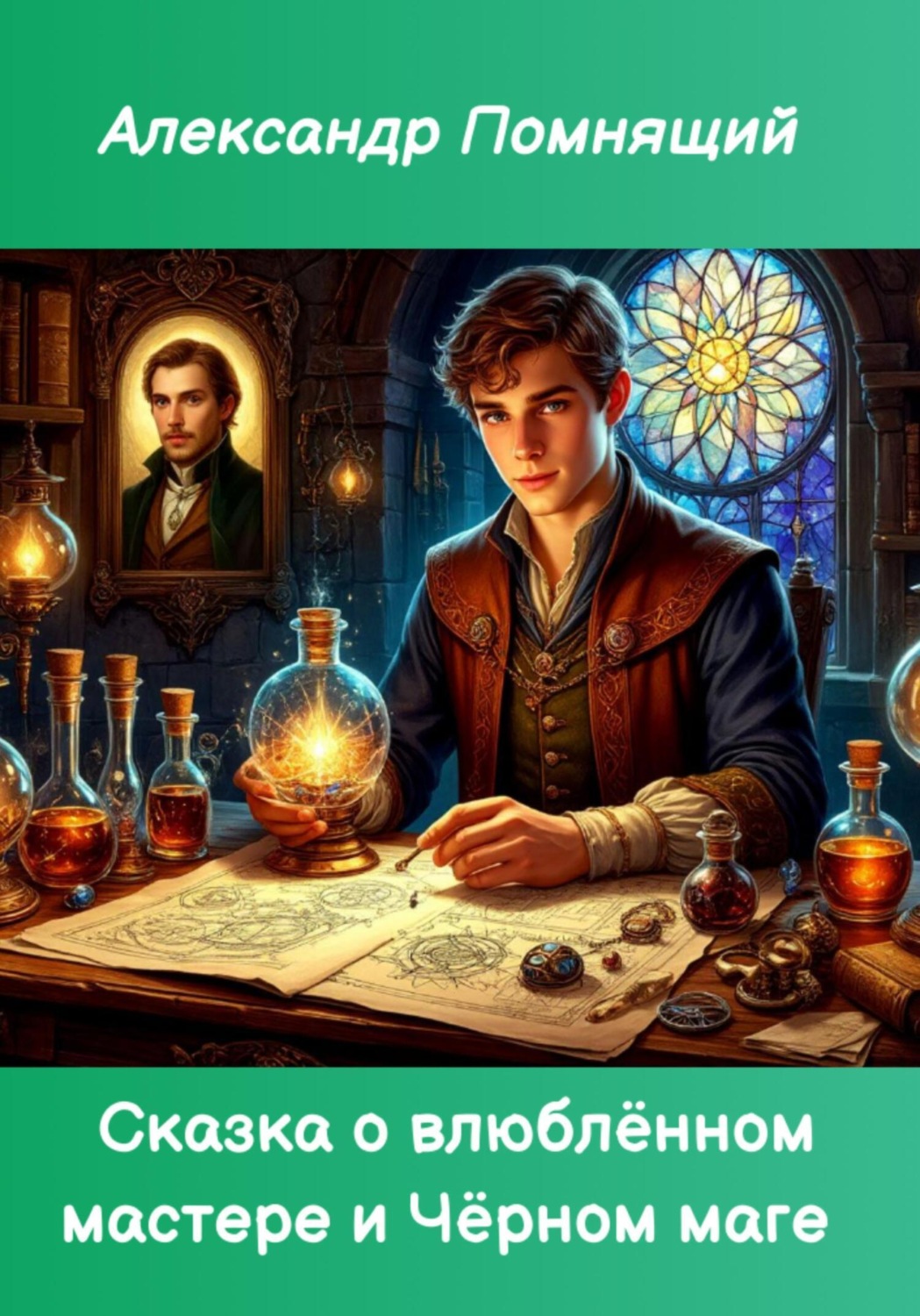 Обложка книги «Сказка о влюблённом мастере и Чёрном маге»