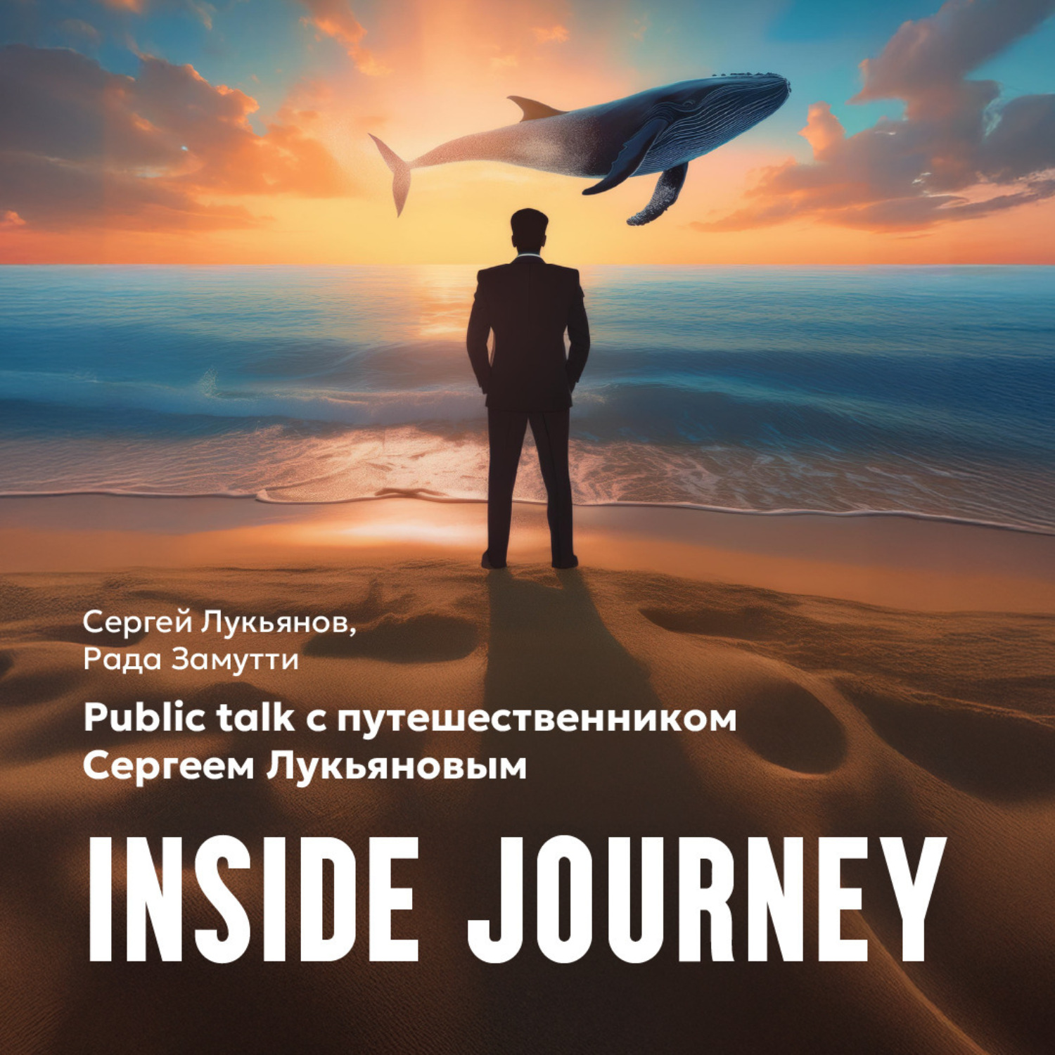 Обложка книги «Public talk с путешественником Сергеем Лукьяновым “INSIDE JOURNEY”»