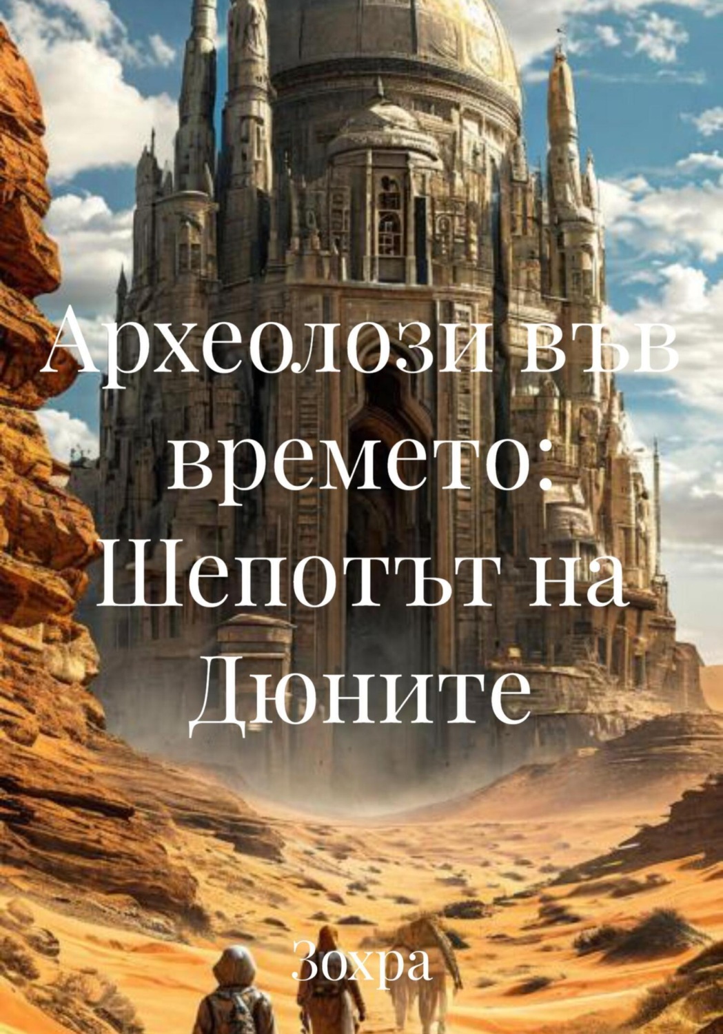 Обложка книги «Археолози във времето: Шепотът на Дюните»