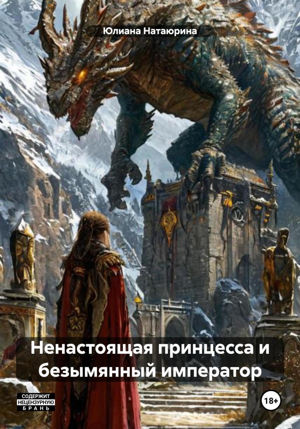Обложка книги «Ненастоящая принцесса и безымянный император»