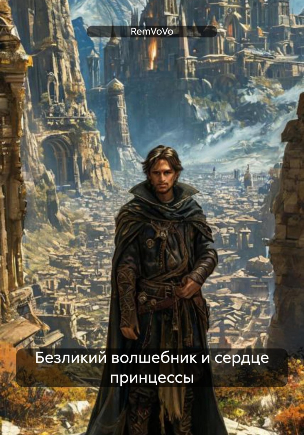Обложка книги «Безликий волшебник и сердце принцессы»