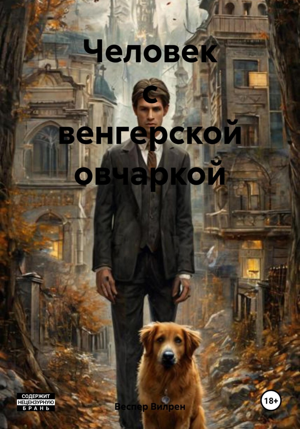 Обложка книги «Человек с венгерской овчаркой»