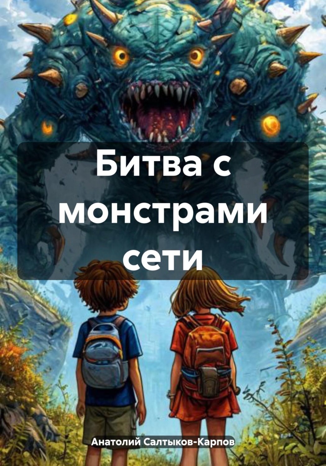 Обложка книги «Битва с монстрами сети»