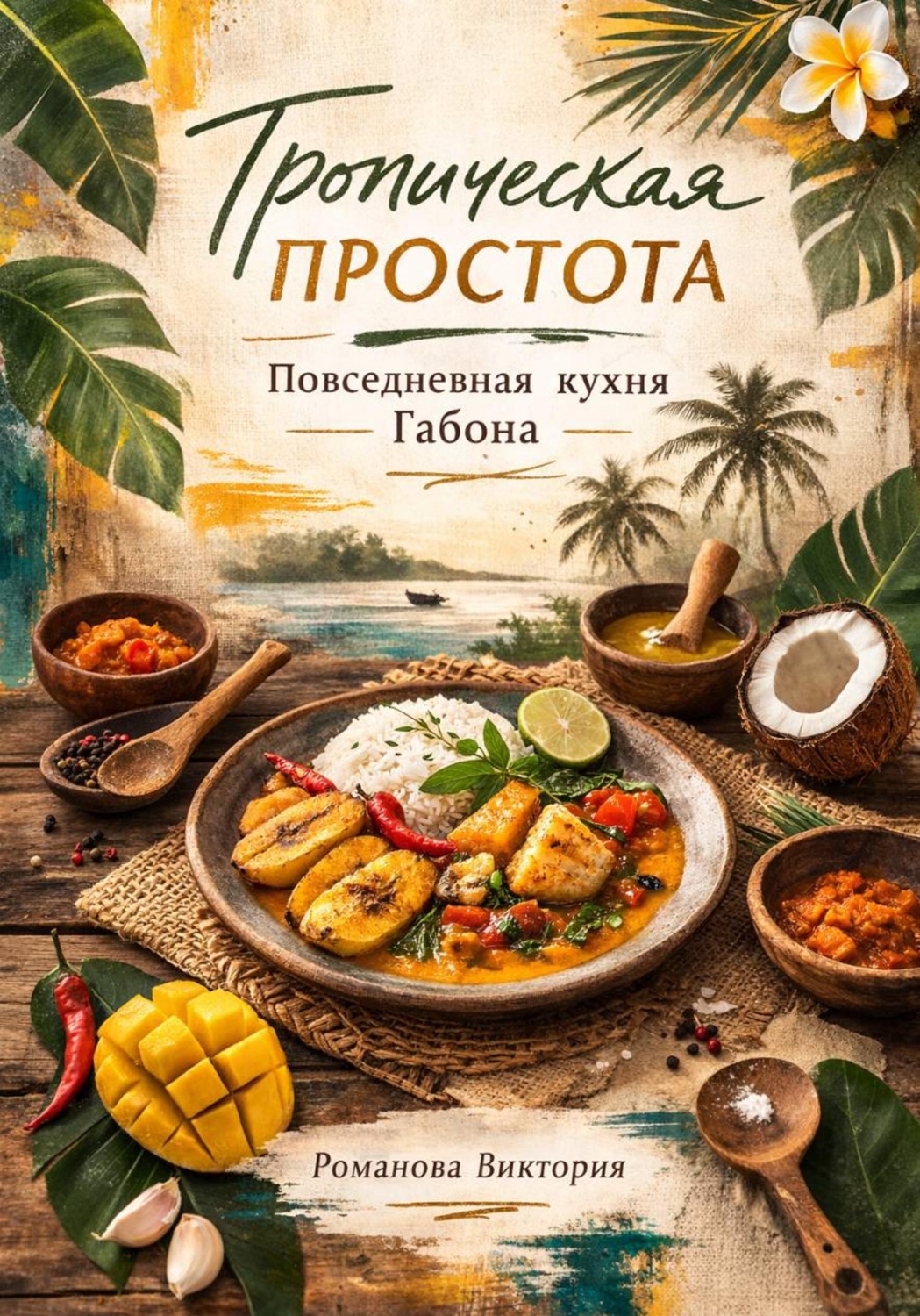 Обложка книги «Тропическая простота: повседневная кухня Габона»