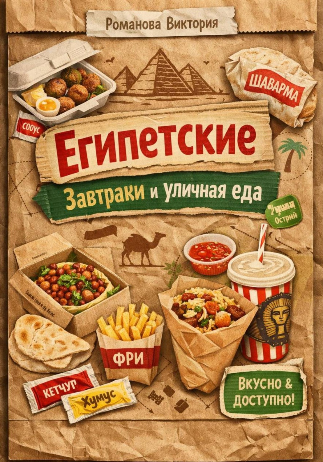Обложка книги «Египетские завтраки и уличная еда»