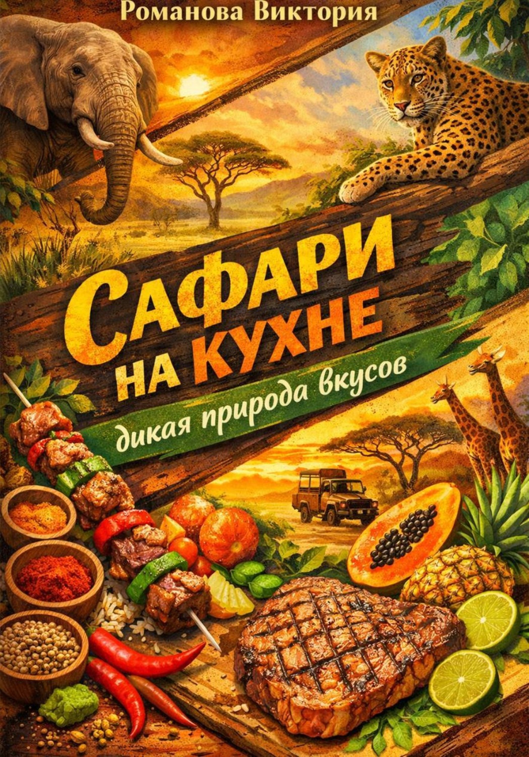 Обложка книги «Сафари на кухне: дикая природа вкусов»