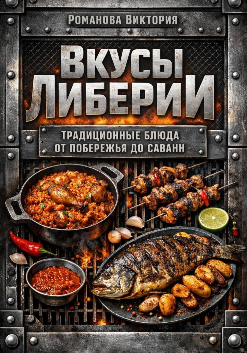 Обложка книги «Вкусы Либерии: традиционные блюда от побережья до саванн»