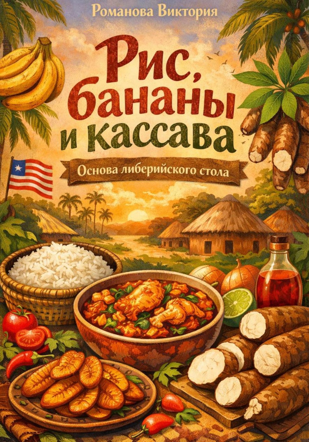 Обложка книги «Рис, бананы и кассава: основа либерийского стола»