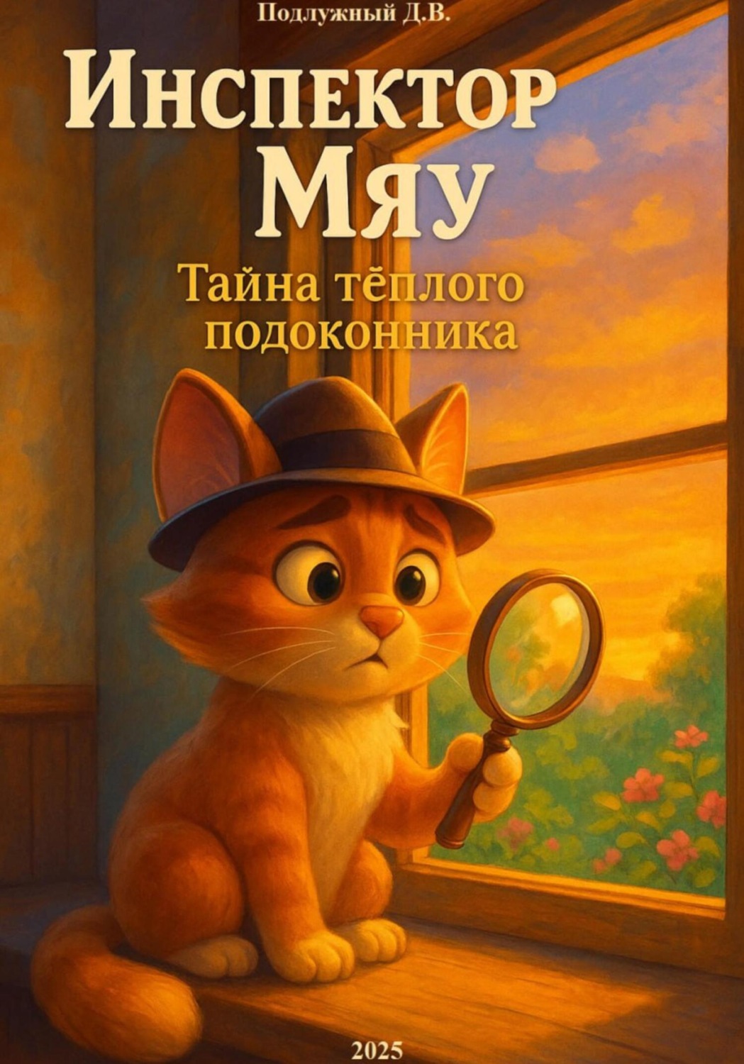 Обложка книги «Инспектор Мяу. Тайна тёплого подоконника»