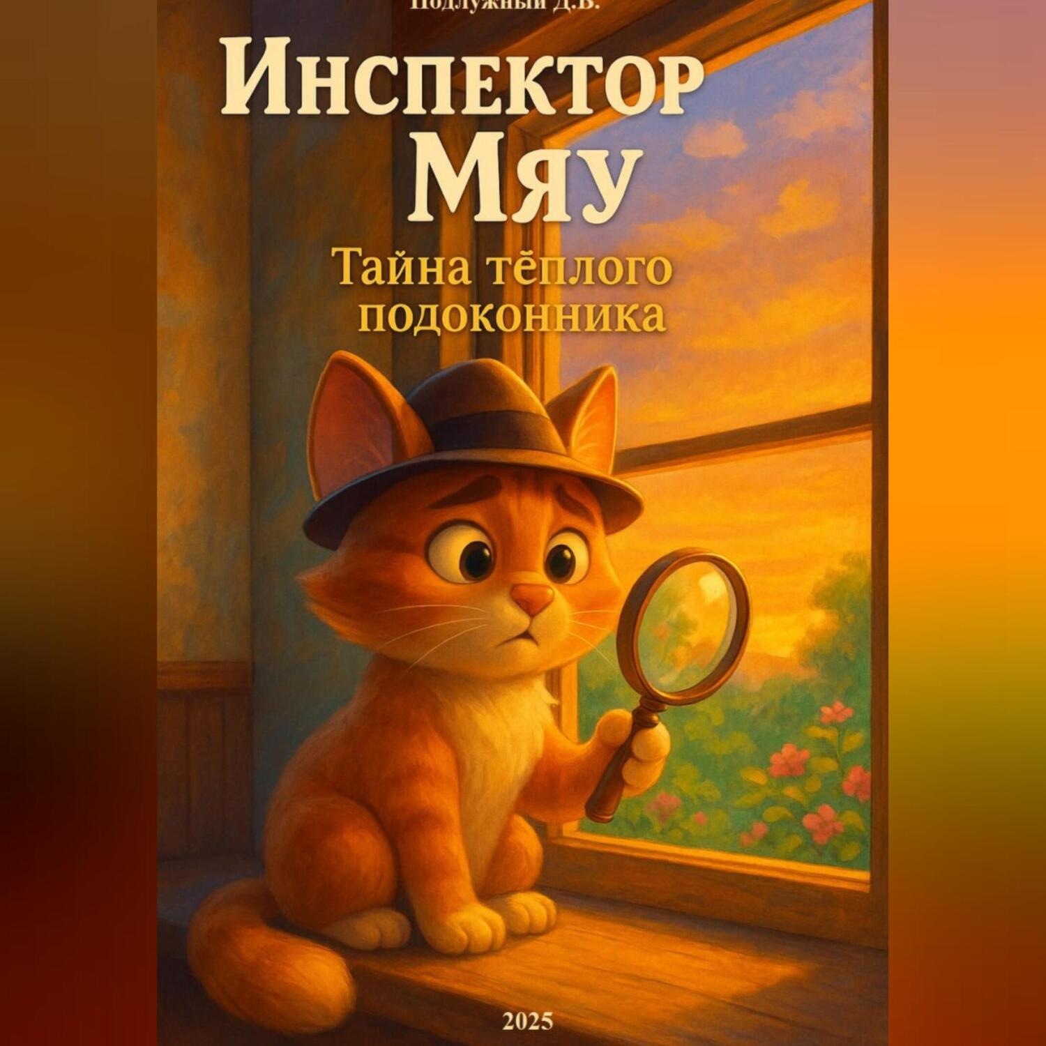 Обложка книги «Инспектор Мяу. Тайна тёплого подоконника»