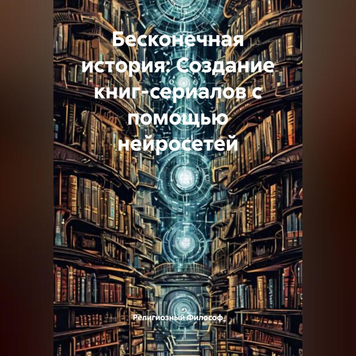 Обложка книги «Бесконечная история: Создание книг-сериалов с помощью нейросетей»