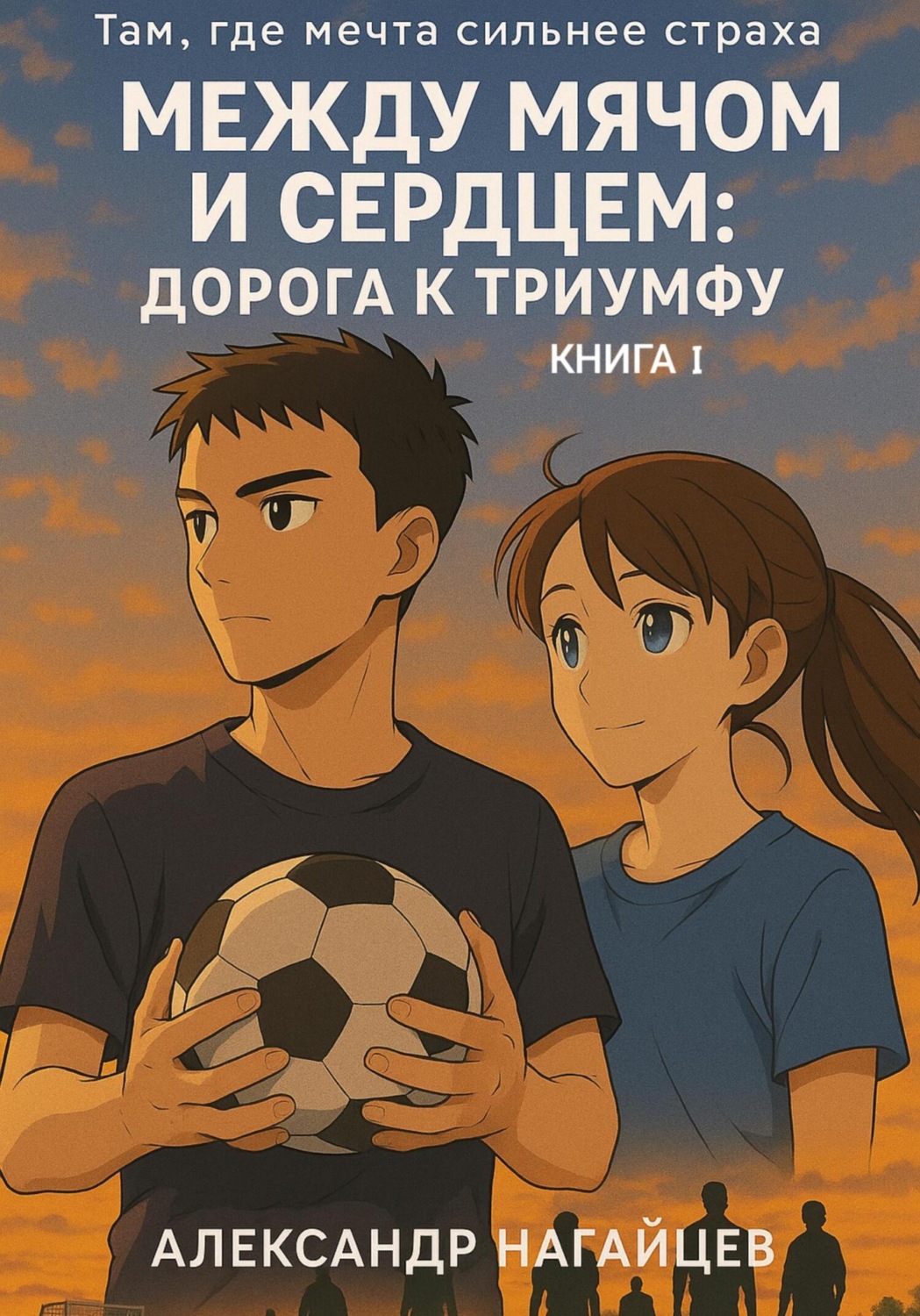 Обложка книги «Между мячом и сердцем: Дорога к триумфу. Книга I»