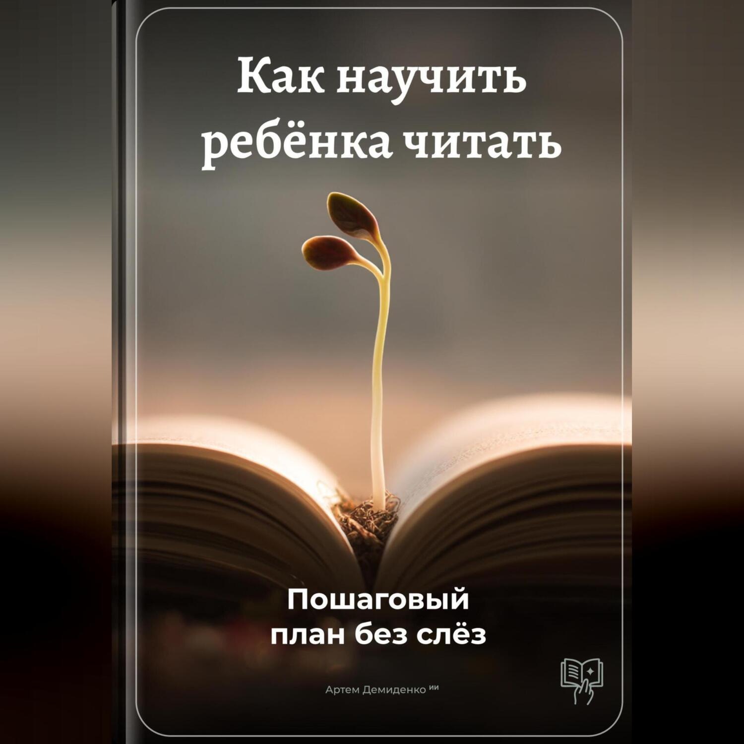 Обложка книги «Как научить ребёнка читать: Пошаговый план без слёз»