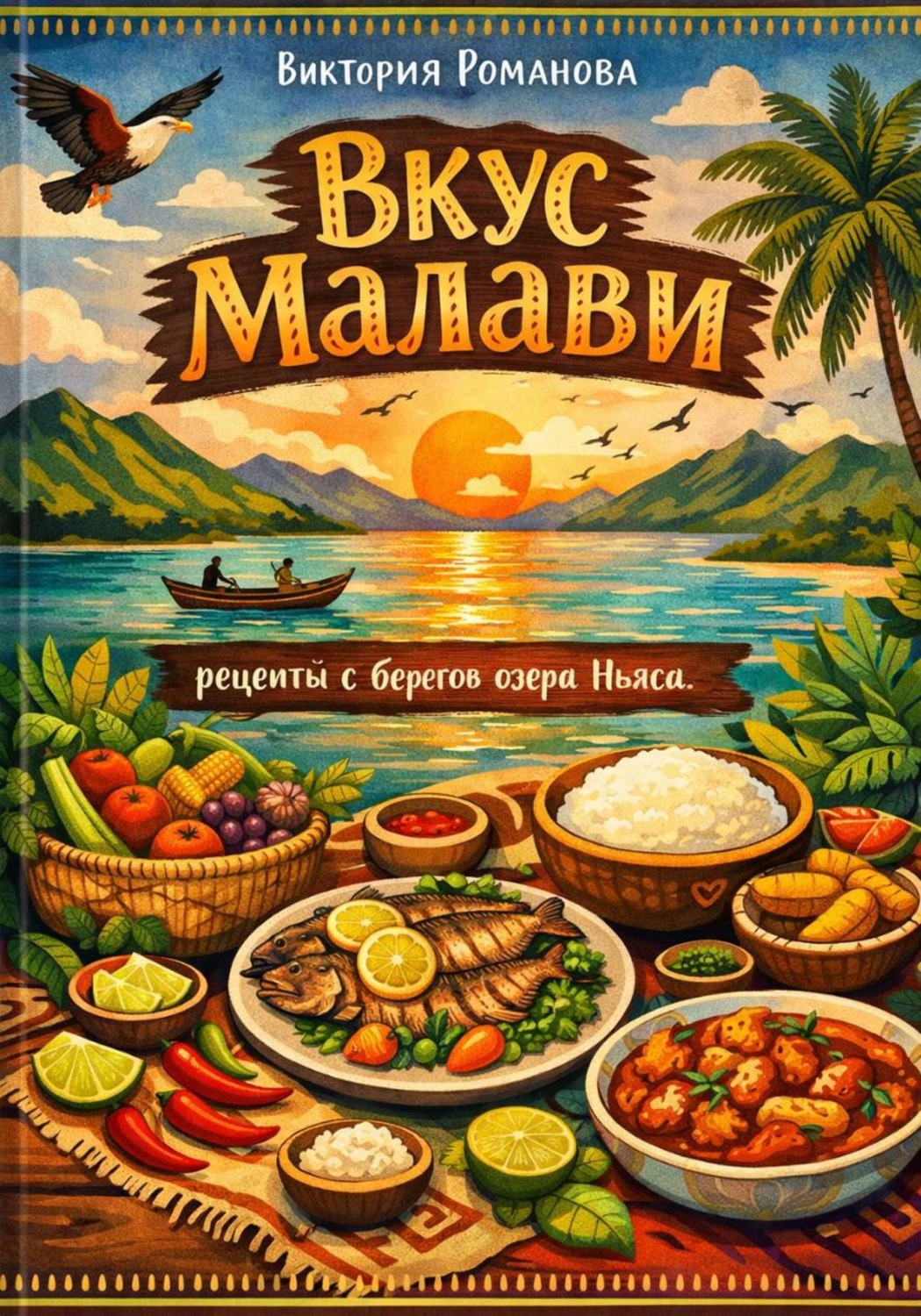 Обложка книги «Вкус Малави: рецепты с берегов озера Ньяса»
