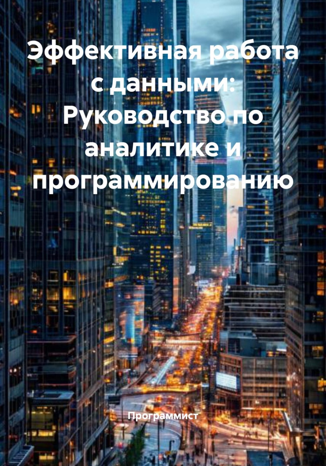 Обложка книги «Эффективная работа с данными: Руководство по аналитике и программированию»