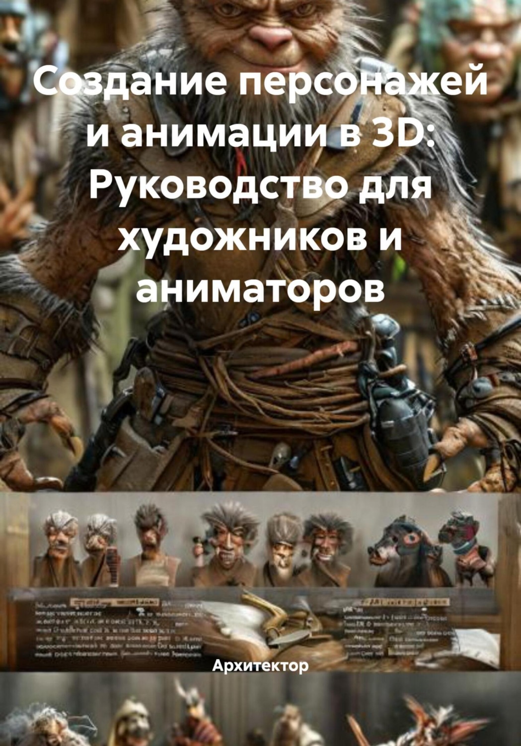 Обложка книги «Создание персонажей и анимации в 3D: Руководство для художников и аниматоров»