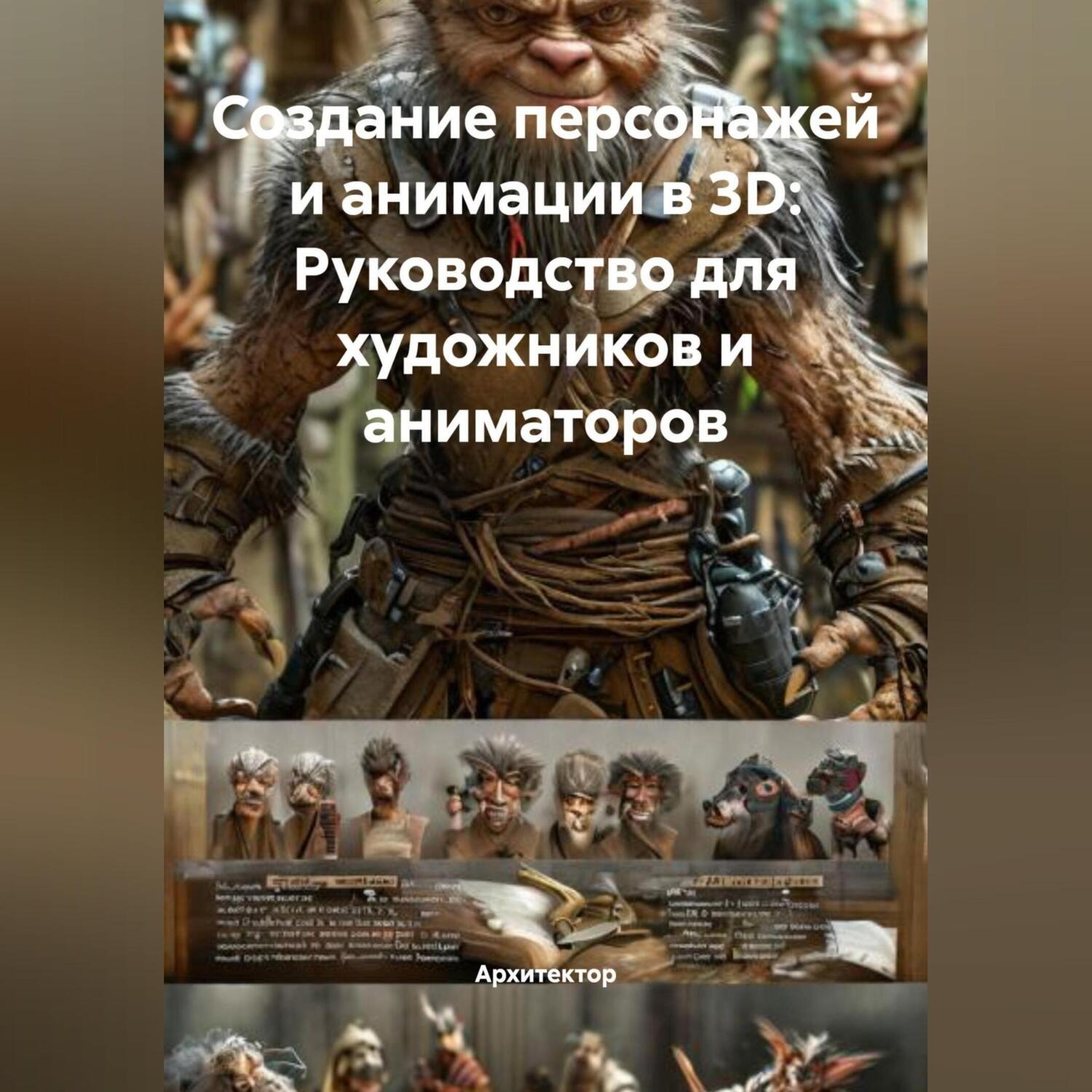 Обложка книги «Создание персонажей и анимации в 3D: Руководство для художников и аниматоров»